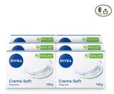 NIVEA Creme Soft Pflegeseife (6 x 100g) – 56% Rabatt