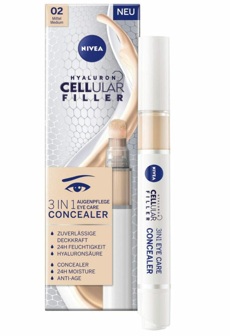 NIVEA Hyaluron Cellular Filler 3IN1 Concealer – 19% Rabatt + 10% Spar-Abo + weitere 10% auf die erste Spar-Abo-Bestellung