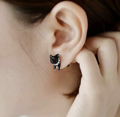 Ohrstecker katzen