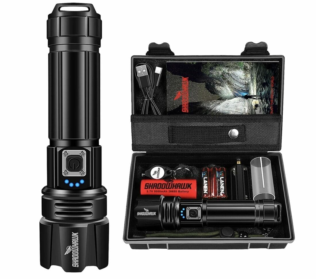 Nur für kurze Zeit: Shadowhawk Taschenlampe Led mit 500000 Lumen – 33% Rabatt