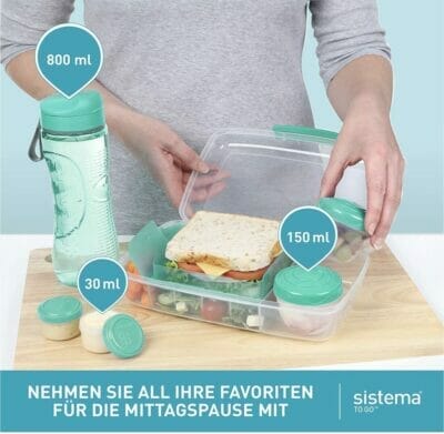 Sistema TO GO Lunchbox und Vorratsdosen Set1