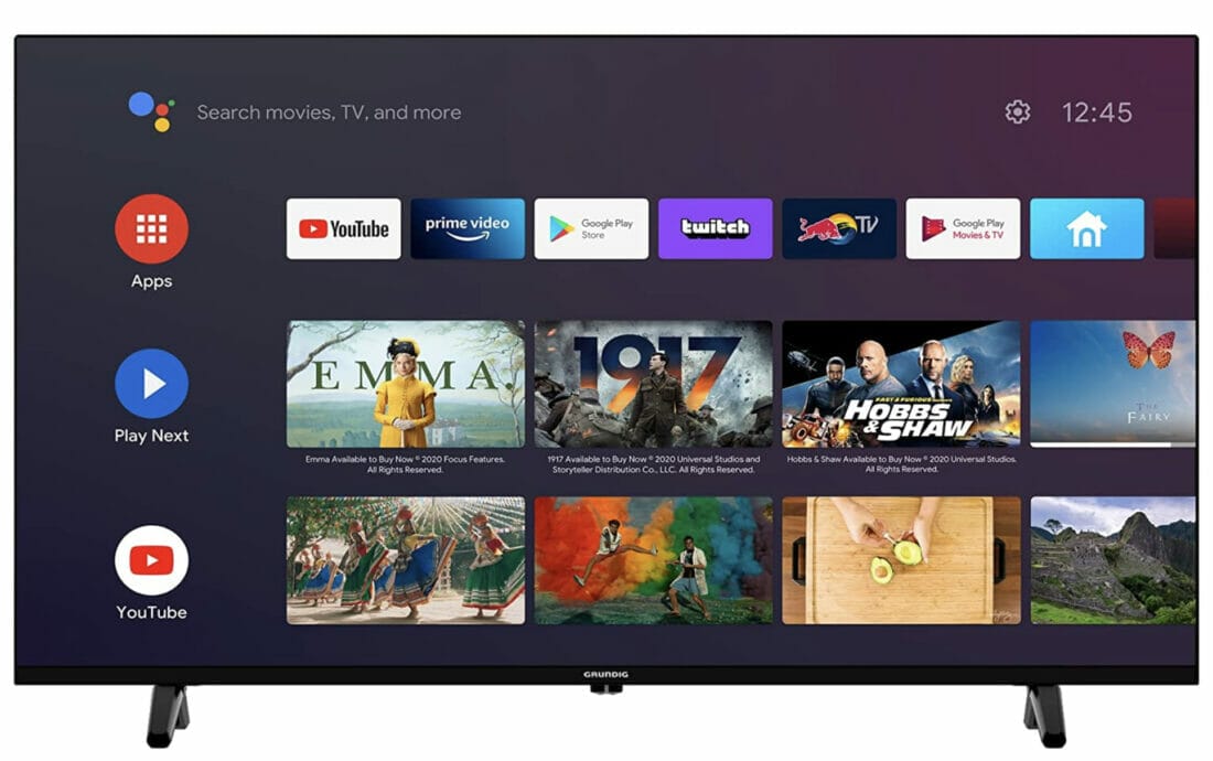 GRUNDIG (32 VOE 62) Fernseher 32 Zoll (80 cm) LED Smart TV – 47% Rabatt
