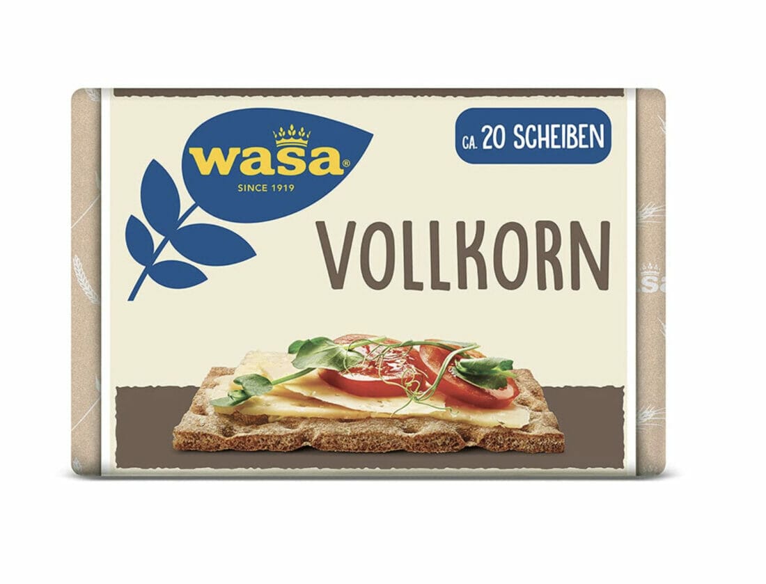 Wasa Knäckebrot Vollkorn (12er-Pack) – 20% Rabatt + 10% Spar-Abo + 20% Rabatt auf die erste Bestellung