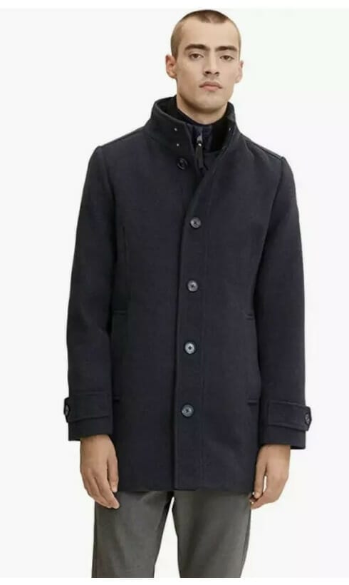 TOM TAILOR Herren Wollmantel – 53% Rabatt
