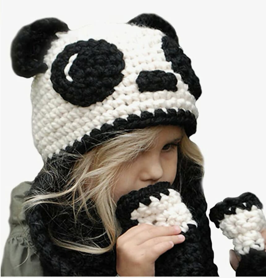 Kinder Mütze + Schal Set – 50% Rabatt