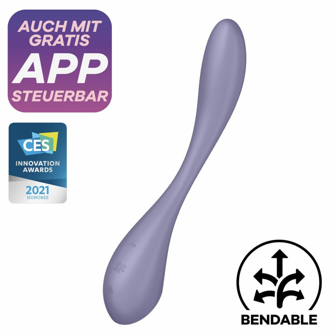 SATISFYER ‚G-SPOT FLEX 5 CONNECT APP‘, 23 CM – 100% Rabatt