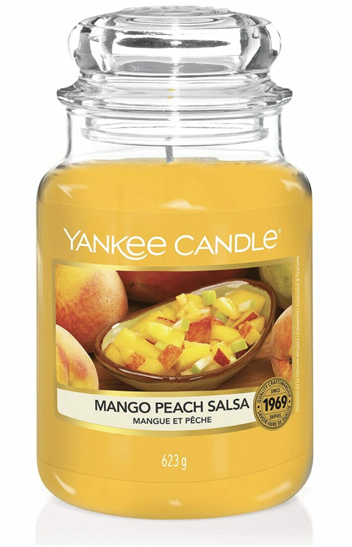 Yankee Candle Duftkerze im Glas Mango Peach Salsa – 43% Rabatt