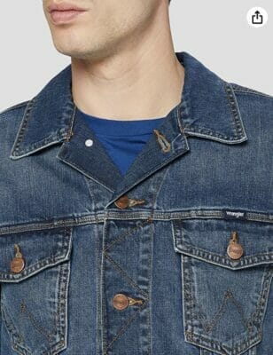 ALL TERRAIN GEAR X Wrangler Herren Classic Jacket Mid Stone Jeansjacke1