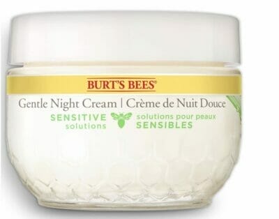 Burts Bees Nachtcreme fuer empfindliche Haut mit Baumwollextrakt 1er Pack 1 x 51 g