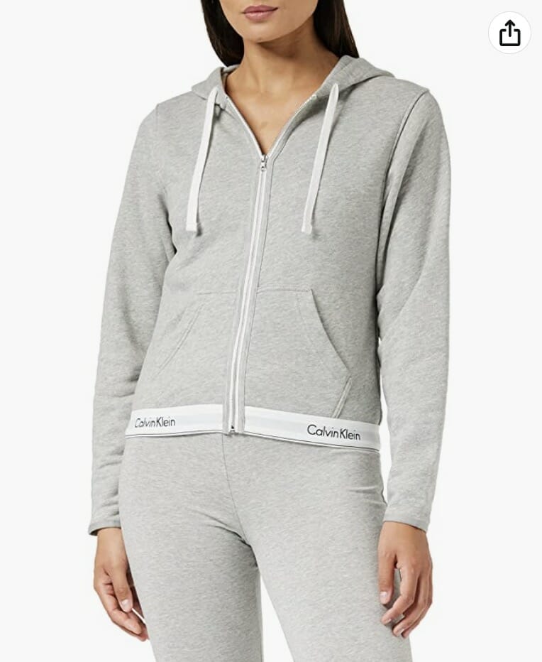 Calvin Klein Damen Top Hoodie – 53% Rabatt