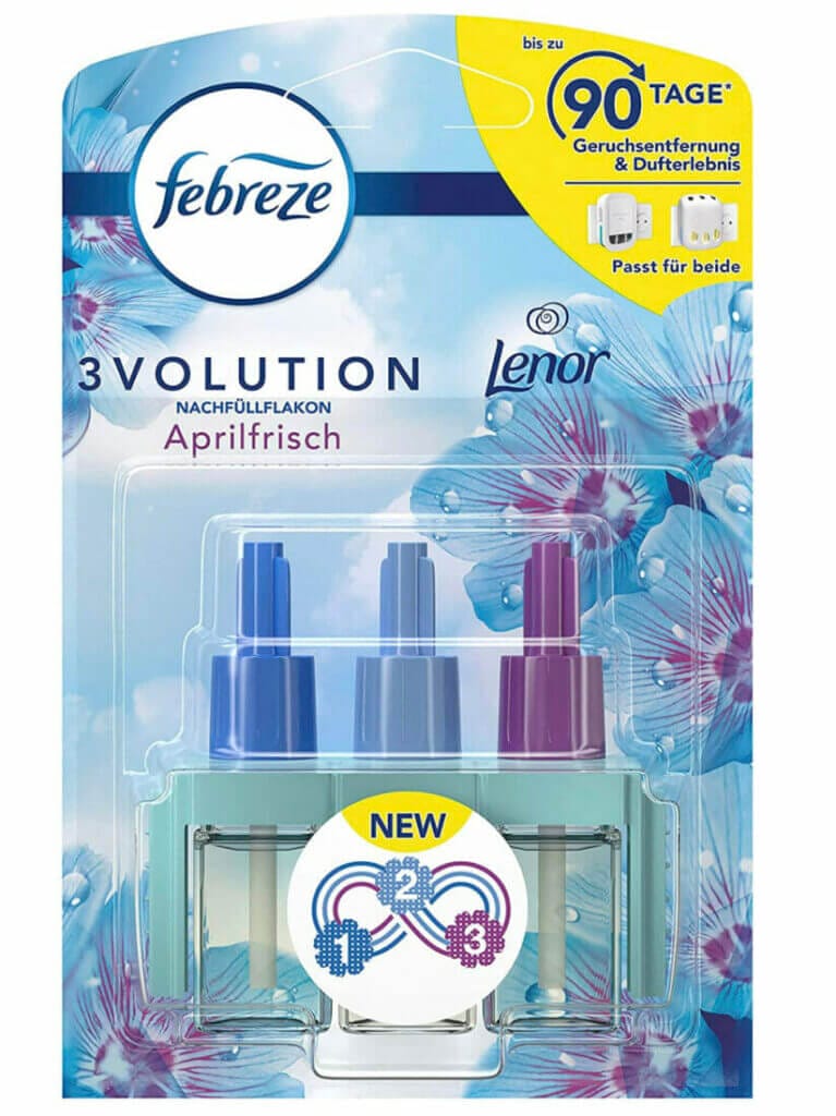 Nachfüller für den Febreze 3Volution Duftstecker Lenor Aprilfrisch – 23% Rabatt + 10% Spar-Abo