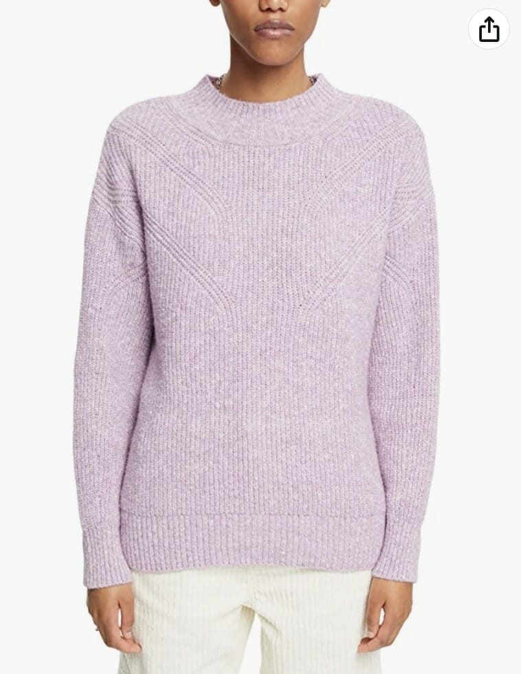 ESPRIT Strickpullover mit Mouliné-Effekt – 61% Rabatt