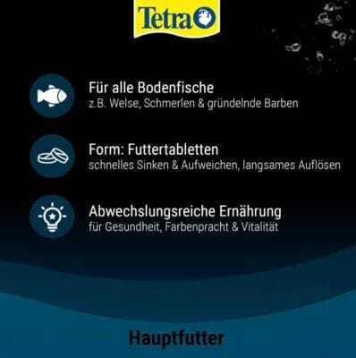 Tetra Tablets TabiMin: Hochwertiges Fischfutter für Bodenfische in praktischer 275-Tabletten-Dose. Optimale Ernährung garantiert.
