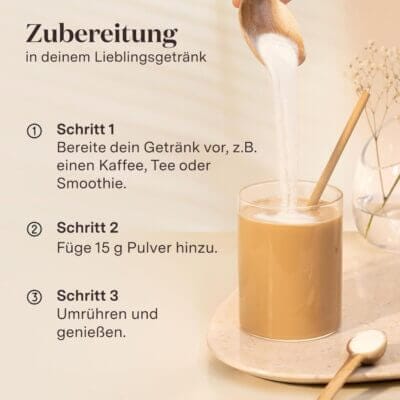 Glow25 Collagen Pulver anwendung