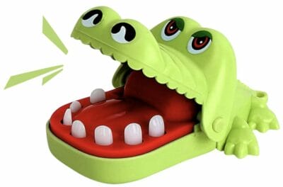 Das lustige DSQSasahip Krokodil Fingerspielzeug sorgt für endlosen Spaß mit Familie und Freunden! 