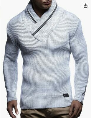 Leif Nelson Herren Strick Pullover 4170