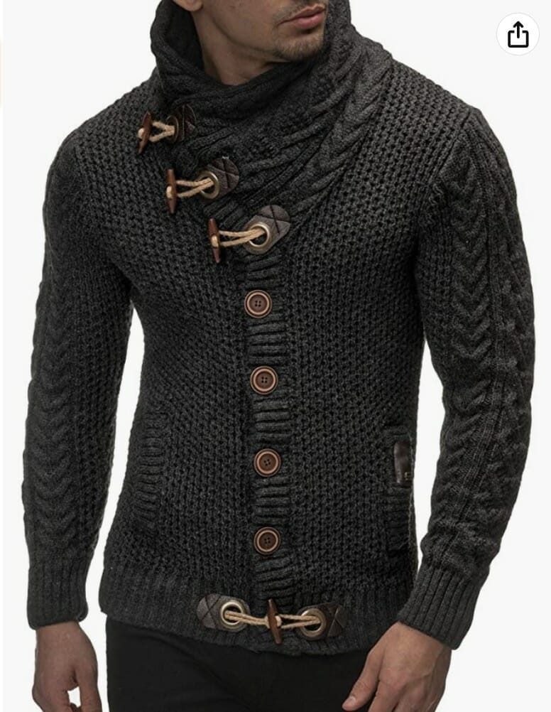Leif Nelson Herren Winter Strickjacke – 38% Rabatt