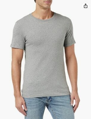 Levis Herren Slim 2 Pack Crewneck Tee T Shirt