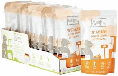 MjAMjAM Katzennassfutter: Viel Fleisch, natürliche Zutaten, regional, 12x125g, perfekt für empfindliche Katzen.