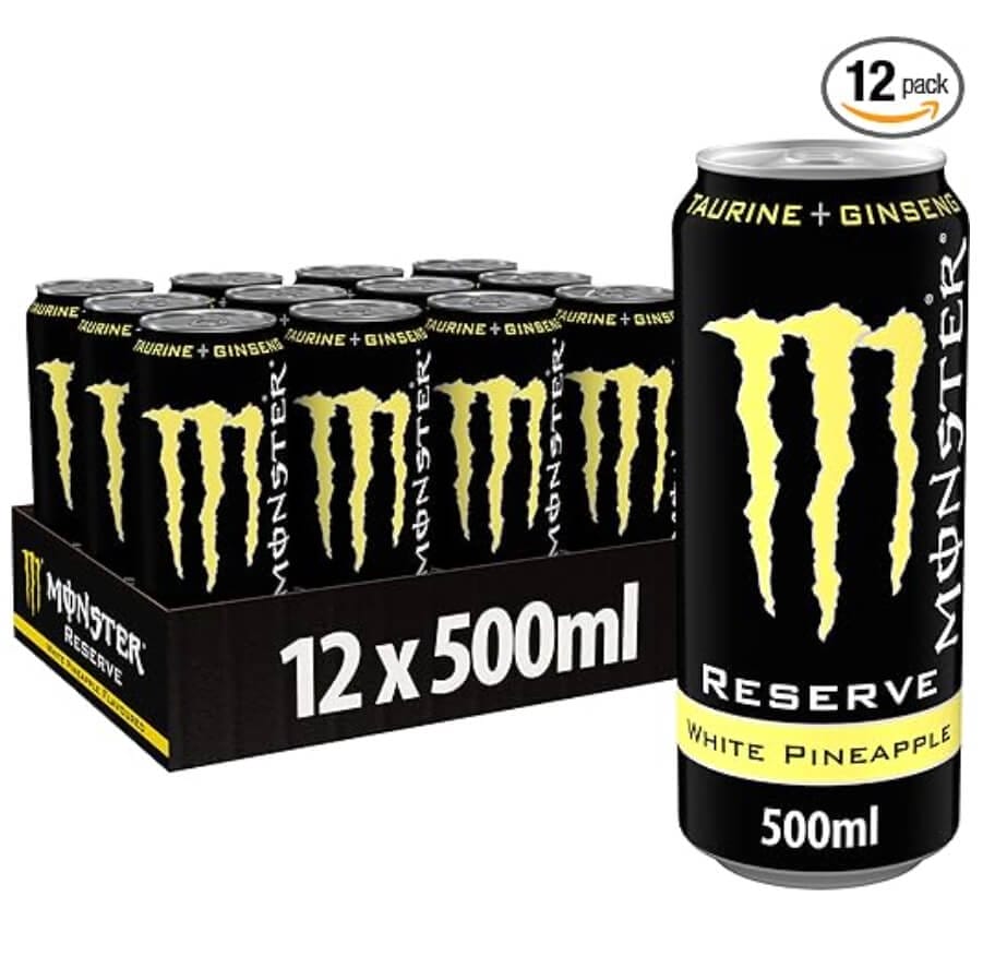 Monster Energy Reserve White Pineapple 12 x 500 ml – 35% Rabatt