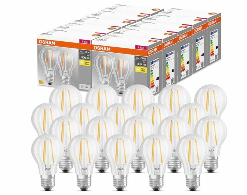OSRAM LED Base Classic A Lampe 10er Pack – 42% Rabatt