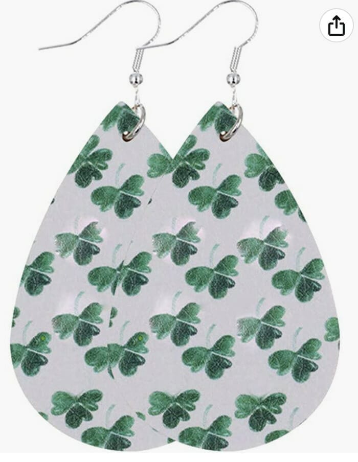 WZXGNGNCA St. Patricks Day Damen Ohrringe – 60% Rabatt