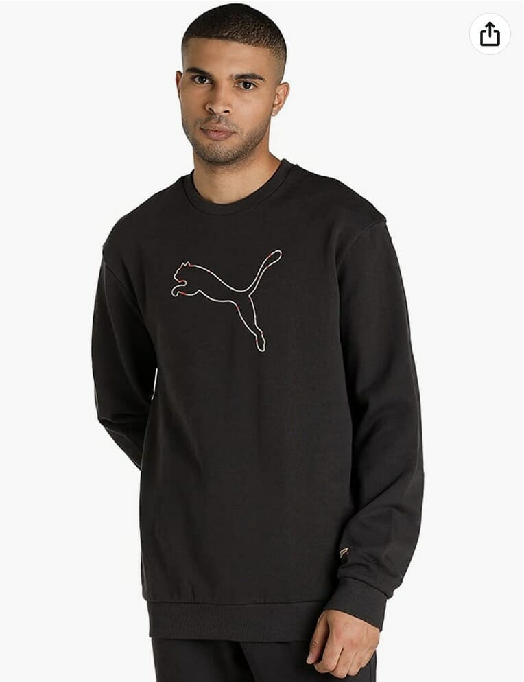 PUMA Herren Better Crew FL Sweatshirt – 56% Rabatt