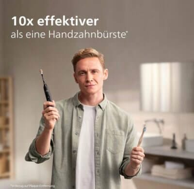 Philips Sonicare DiamondClean 9000: Weiße Zähne in 3 Tagen, 4 Modi, App-Unterstützung, inklusive Zubehör.