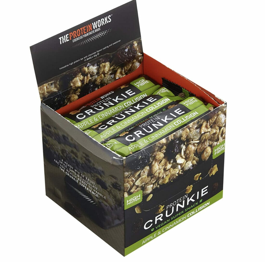 THE PROTEIN WORKS Vegane Crunkies Proteinriegel – 28% Rabatt + 10% Spar-Abo + 20% Rabatt auf die erste Bestellung