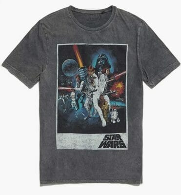 Recovered Herren T Shirt Star Wars Classic New Hope Poster
