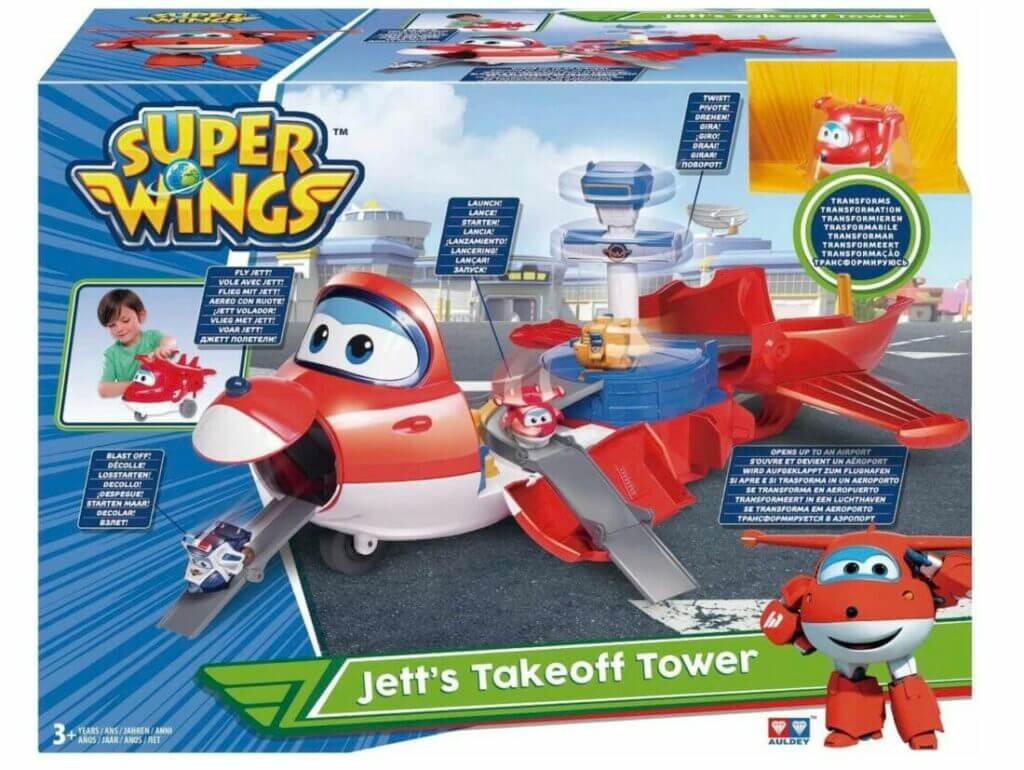 Super Wings Playset Jett‘s Takeoff Tower – 57% Rabatt