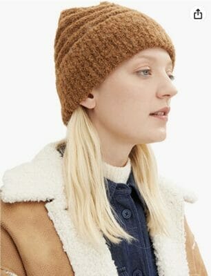TOM TAILOR Damen Strickmuetze mit Struktur1