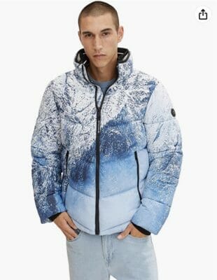 TOM TAILOR Herren Puffer Jacke mit Stehkragen