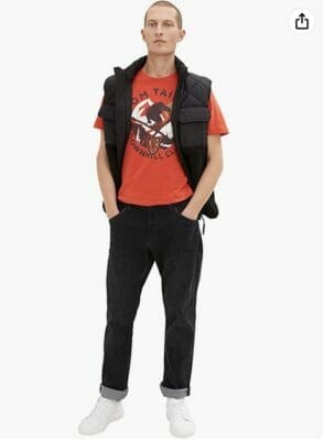 TOM TAILOR Herren T Shirt mit Print1 2