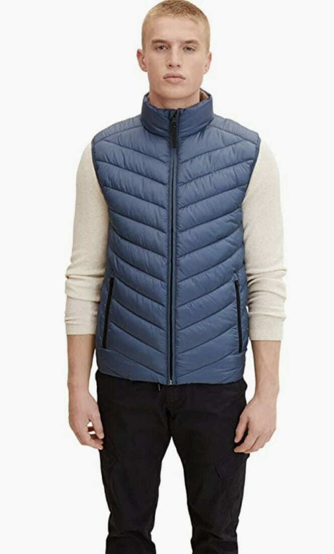 TOM TAILOR Herren Lightweight Steppweste – 65% Rabatt