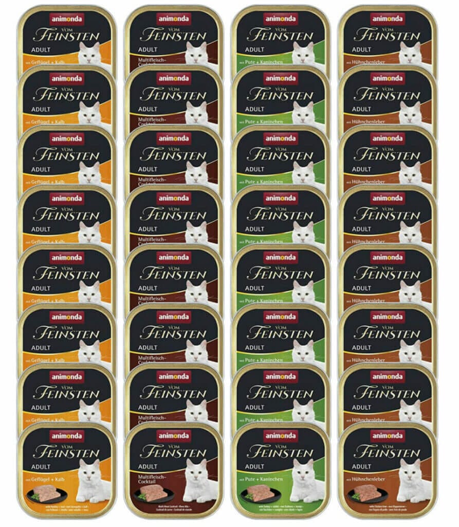 Animonda Vom Feinsten Adult Katzenfutter Geflügelvielfalt 32 x 100 g – 30% Rabatt + 5% Spar-Abo