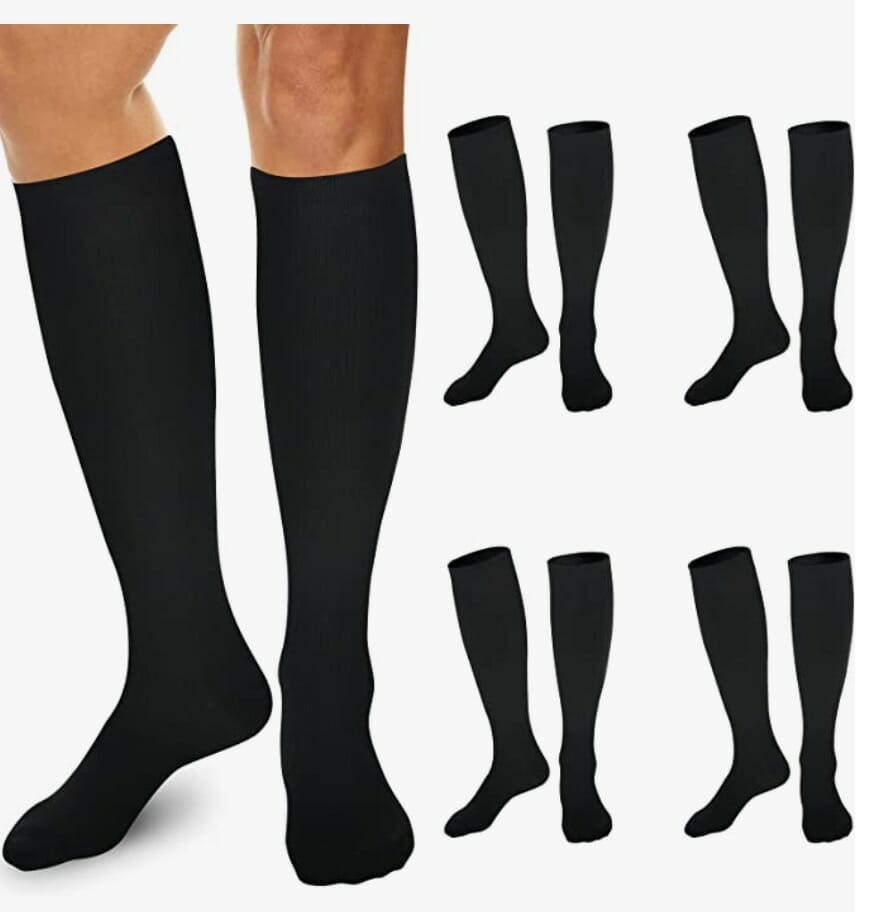 TNNZEET 5 Paar Kompressionsstrümpfe Damen und Herren – 50% Rabatt
