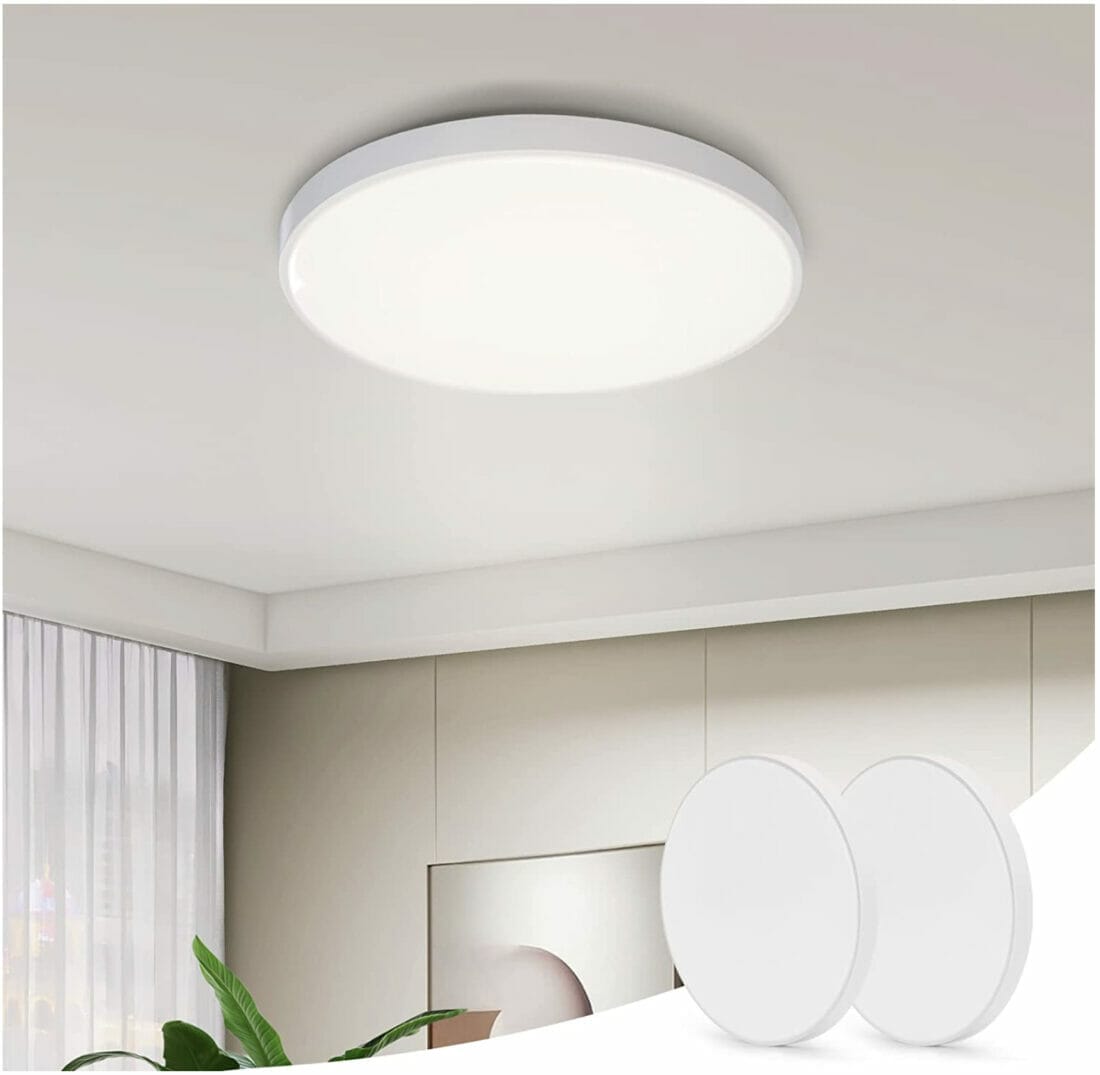 Dexnump LED Deckenleuchte im 2er-Pack – 50% Rabatt