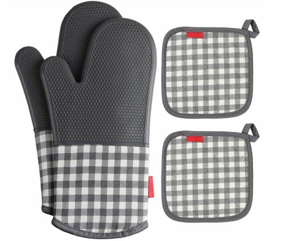 Hitzebeständige Silikonofen Handschuhe – 50% Rabatt