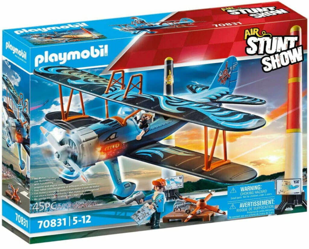 PLAYMOBIL Air Stuntshow 70831 Doppeldecker-Phönix – 43% Rabatt