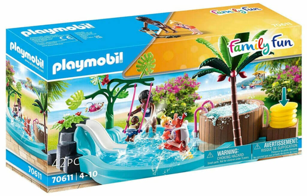 PLAYMOBIL Family Fun 70611 Kinderbecken mit Whirlpool – 25% Rabatt