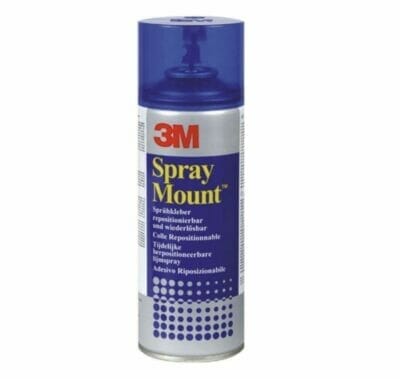 3M 051847 Spruehkleber Spray MountTM wieder abloesbar transparenter Auftrag 400 ml