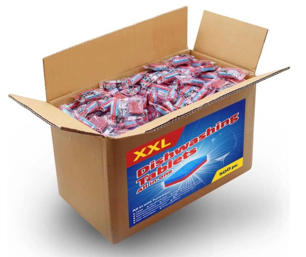 vidaXL 500 x Spülmaschinentabs 12-in-1 mit Zitronenduft – nur 36,99 €