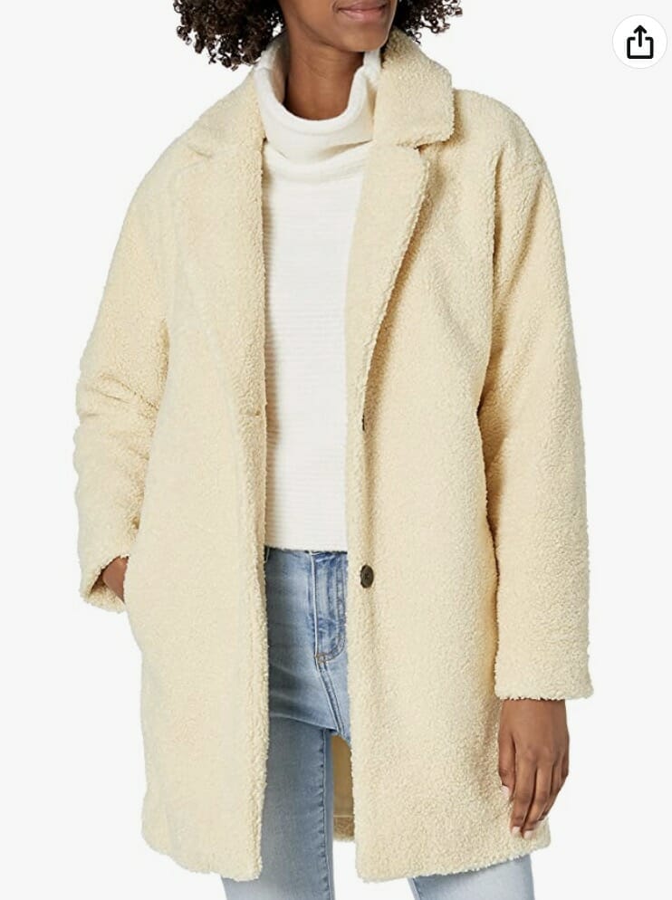 Amazon Essentials Damen Teddyfleecejacke – 68% Rabatt