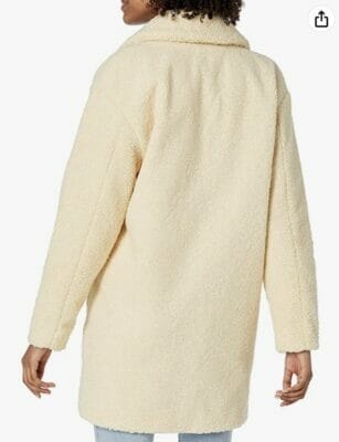 Amazon Essentials Damen Teddyfleecejacke mit Revers Oversized Passform Frueher Daily Ritual1