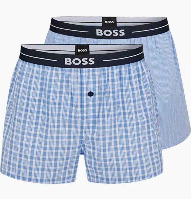 BOSS Herren Boxer Shorts Exposed Waistband 2er Pack – 44% Rabatt