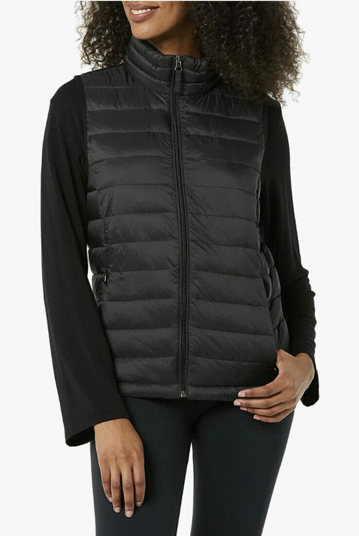 Amazon Essentials Damen Leichte, Wasserbeständige Pufferweste – 57% Rabatt