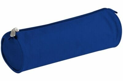 Clairefontaine 8111C Schlampermaeppchen Textil Basic rund O7 x 22cm 1 Stueck blau
