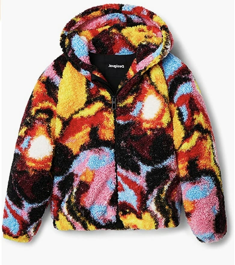 Desigual Mädchen CHAQ_URANO 3058 ROSA TUTUPI Jacke – 72% Rabatt