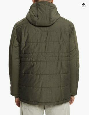 ESPRIT Steppjacke mit Kordelzug Kapuze1